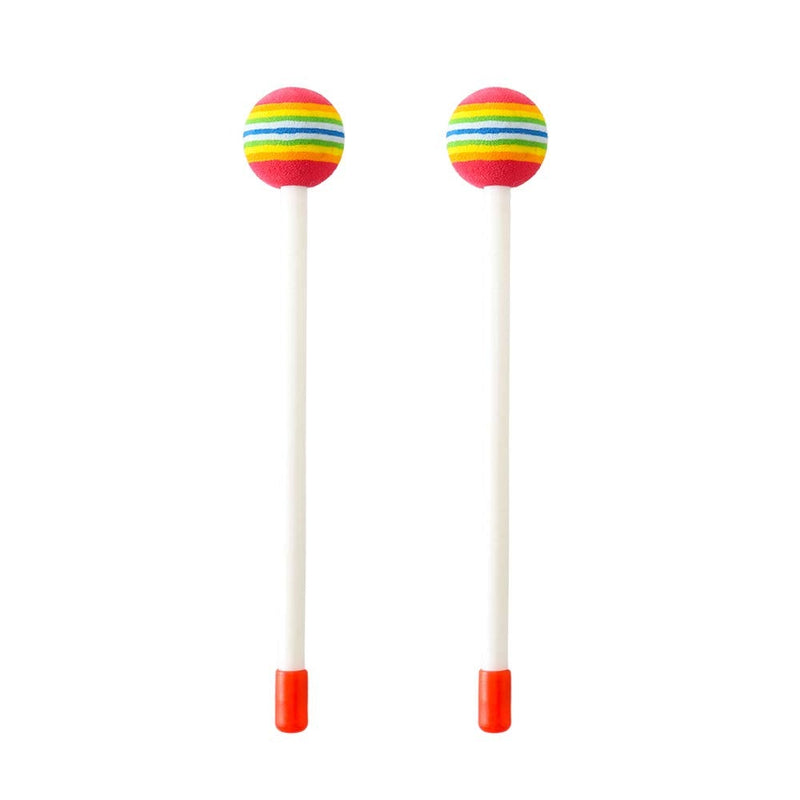 Floor Tom Drum 8 inch Gathering Club Carnival Colorful Percussion Instrument with 2 Mallets Music Drum for Child Special Christmas Birthday Gift. (8 inch)