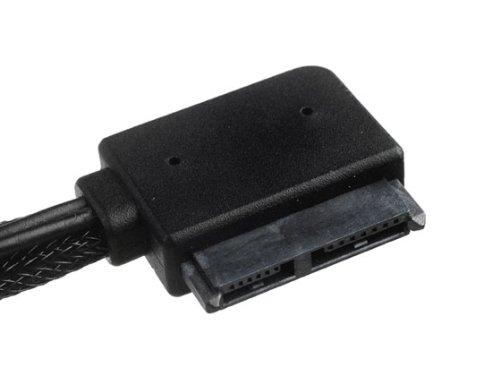 Silverstone Tek Sleeved Slim-SATA to SATA Adapter Cable (CP10)