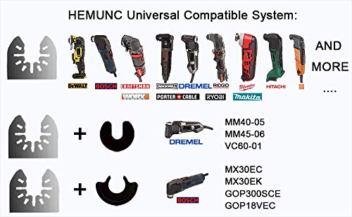 HEMUNC multitool saw blades triangular grinder for multifunctional tools