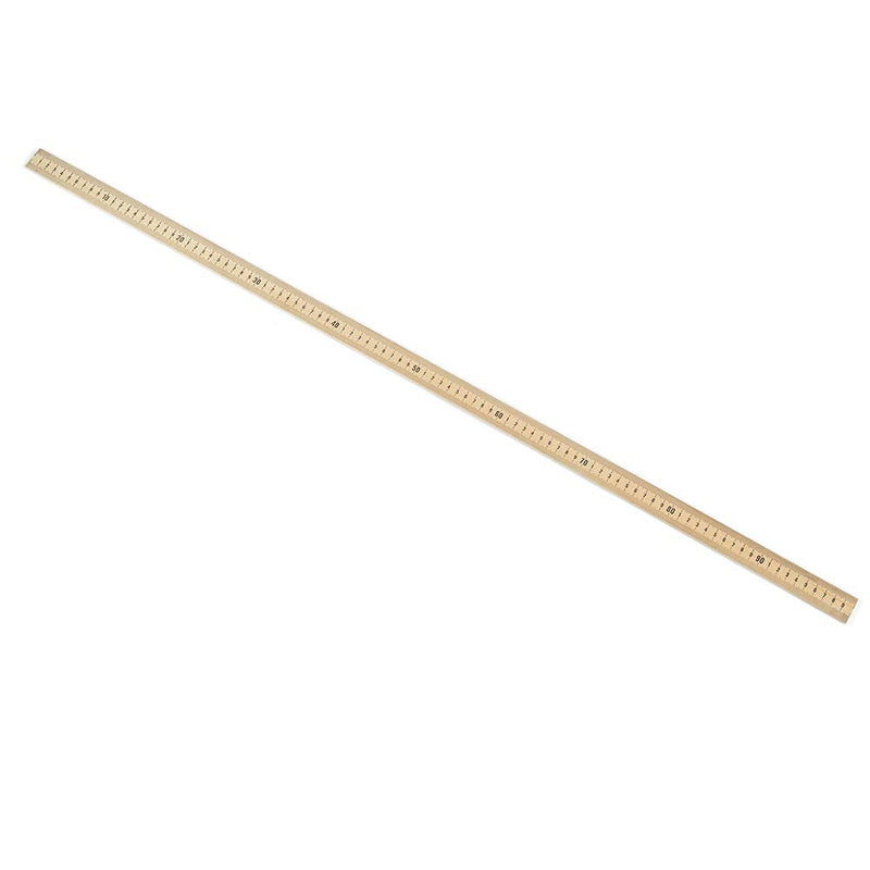 hand2mind Wood Economy Meterstick/Yardstick for School Classroom, Home, or Office (Pack of 10)