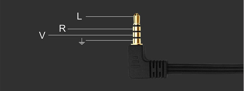3.5 mm to RCA AV Camcorder Video Cable,3.5mm Male to 3RCA Female Plug Stereo Audio Video AUX Cable for Smartphones,MP3, Tablets,Speakers,Home Theater (3.5 Male to 3RCA Female 0.15m)â€¦ 3.5 Male to 3RCA Female 0.15m