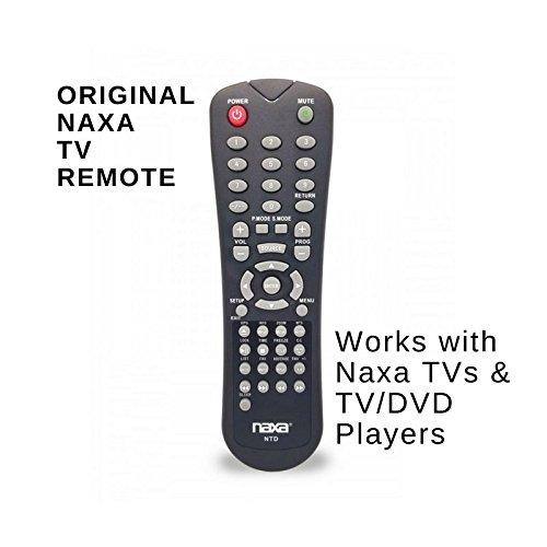 NAXA Original Replacement Remote Control for Naxa NT and NTD Model 12 Volt TVs and TV/DVD Combo Players
