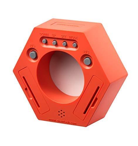 Home & Office Timer with Clock, 5,15, 30, 45, 60 Minute Preset Countdown Timer, Easy-to-Use Time Management Tool (Orange) 60-Min Timer Orange - 5, 15, 30, 45, 60 Min