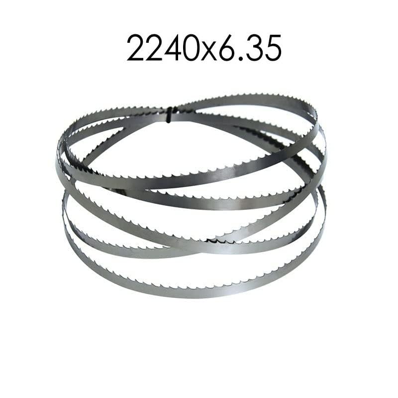Pack of 2 Flexback band saw blades, SK5 band saw blades 2240 mm x 6 mm x 0.5 mm (size: 6 ZPZ)