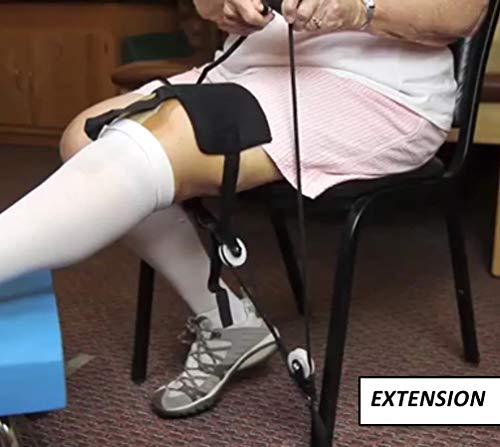 Knee Exerciser Pro Dual Knee Pulley: Knee Replacement Therapy , TKA, ACL & Knee Contracture Rehab