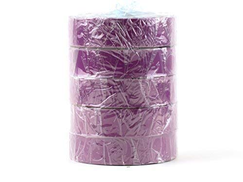 Electrical Tape -Standard PVC - 3/4" wide x 66 feet long (5 Pack, Purple) 5 Pack