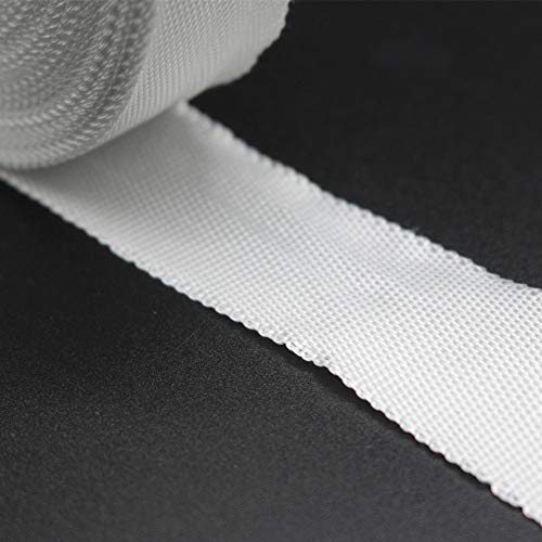 YIKAI Fiberglass Cloth Tape, Glass Fiber Mesh Joint Tape Plain Weave Reinforcement E-Glass 6 oz Size 4" Wide by 44 Yards (10cm x 40m)