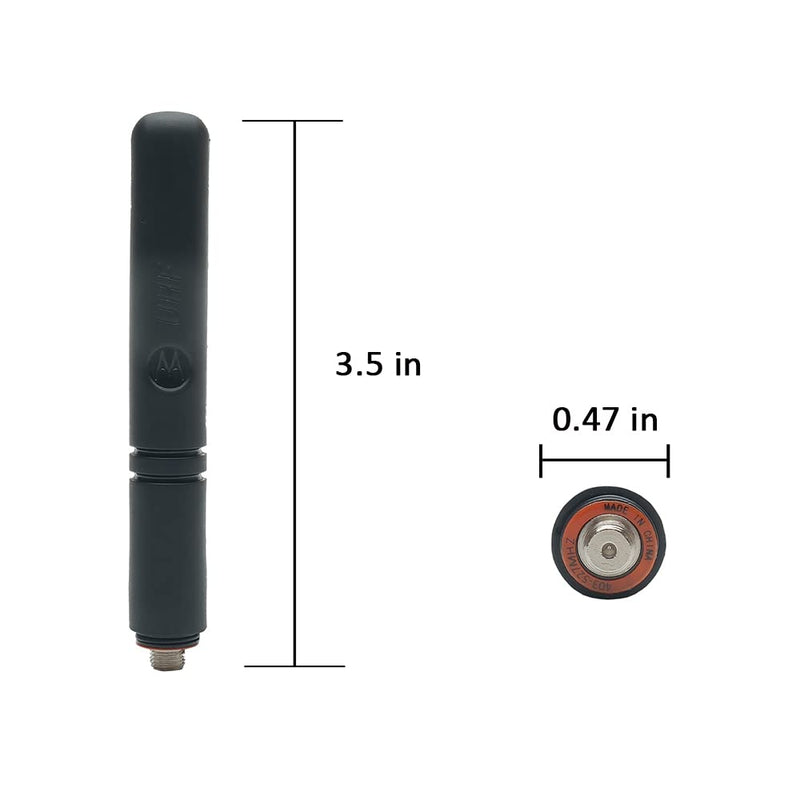 TDYU UHF 403-527MHz Stubby Antenna for XPR3300/3500 XPR7350 XPR7550 DP4000 XPR3000 XPR3000e XPR7000 XPR7000e XPR7550 XPR7380 XPR7580 DP2000 DP2400 Walkie Talkie Two Way Radio 2Pack Black1