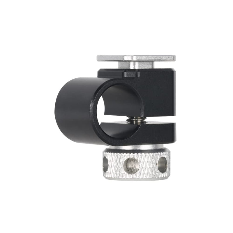 NICEYRIG 15mm Single Rod Holder Camera Hot Shoe Mount 15mm Rod Rail Support for Follow Focus, EVF Mount - 478