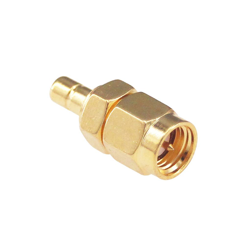 RFaha 4pcs SMA to SMB Coax Connector SMA Male/Female to SMB M/F RF Coaxial Adapter Kit(F110-4) Gold-plated