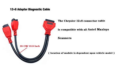 Generatic Fit Chrysler -12+8 Cable for Autel DS808 Maxisys MS905 906 908 PRO Elite