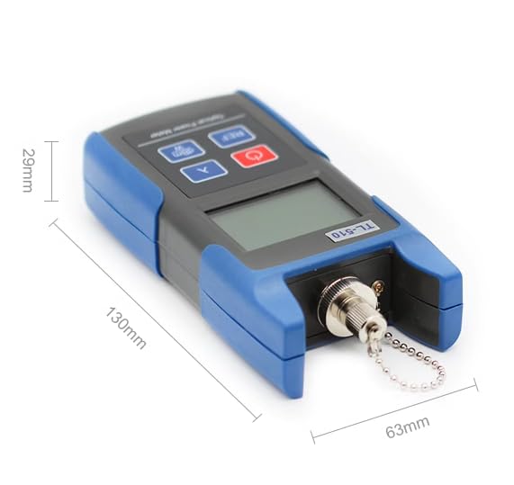 Fiber Optic Power Meter, Optical Power Meter Fiber Optic Cable Tester, -70-+10dbm Optical Power Meter Fiber Optical Cable Tester, Working Wavelength 850-1625nm