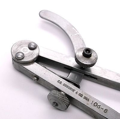 C.S.Osborne 106-8 Wing Divider with Maximum Opening 8", Steel