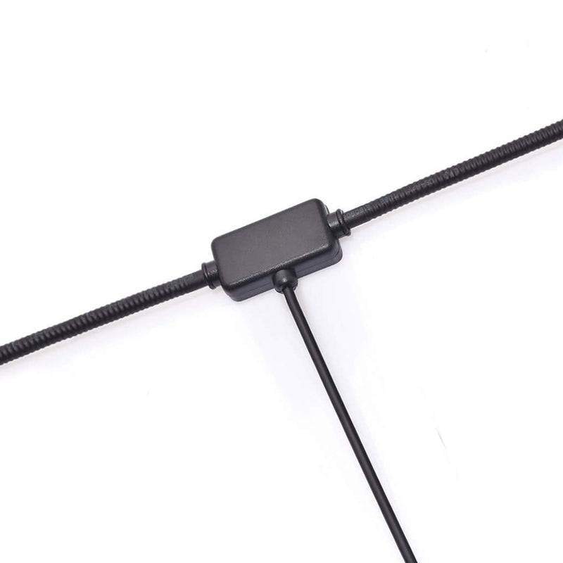 Bingfu Car Antenna Car FM AM Radio Dipole Antenna Adhesive Mount Car Stereo Antenna for Vehicle Truck SUV Car Radio Stereo in Dash Head Unit CD Media Receiver Player Audio Radio Marine Boat Radio