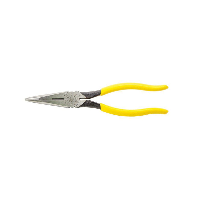 Klein Tools D203-8 Linemans Pliers, Needle Nose Side Cutters, 8-Inch Alligator Pliers with Extended Handle Side Cutting