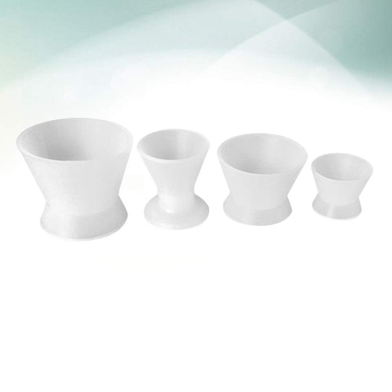 Healifty Dental Silicone Mixing Cup Lab Rubber Mixing Cup Self Coagulation Practical Dental Oral Cup