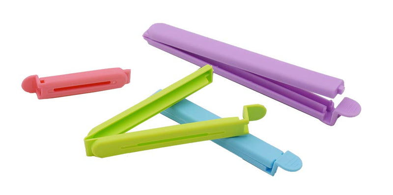 Tmflove 12 PCS Sealing Clips for Food and Snack Bag(2.75 in, 4.33 in, 6.29 in) Multicolor 1