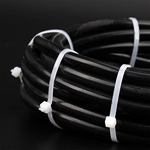 Cable Ties,8 inch Clear Zip Ties,100 Pcs Self-locking Nylon Ties, (200 mm) Wire Ties, Zip Ties Heavy Duty, Can be Used for Circuit Fastening and Water Pipe Lashing