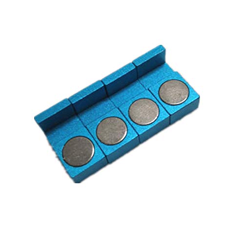 Magnetic Parallel Keepers, Holders. Vise, CNC,Kurt,Machinist Tools (Blue) Blue