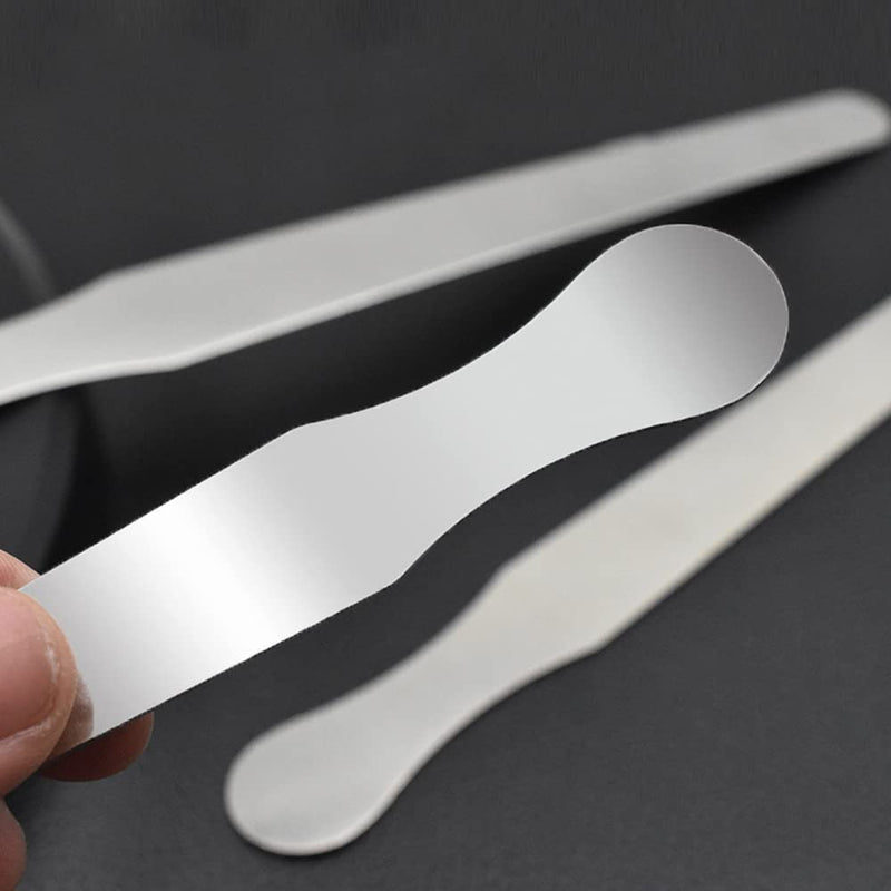3pcs Stainless Steel Tongue Depressors for Crafts, Beauty Salon, Dental Examination (14cm+16cm+18cm)