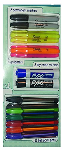 Sharpie, Paper Mate, Expo Writing Essentials 42 Piece Assortment Pack