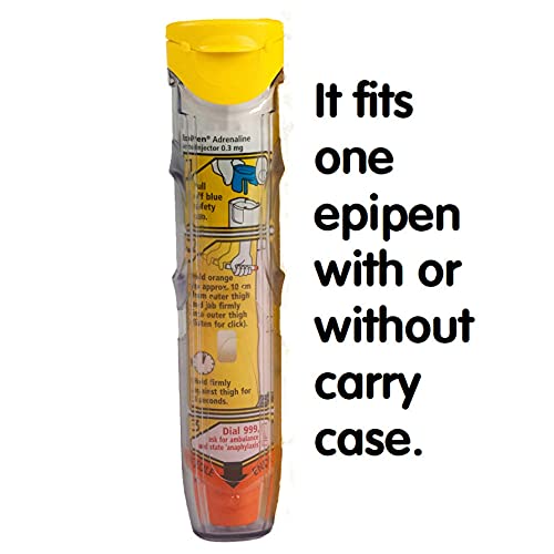 MyMediBag Hardcase Insulated - Single EPIPEN - Medication Bag for Allergy and Asthma - Highly Visible and Noticeable in The case of an Emergency