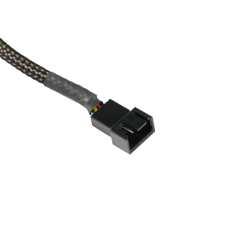 4-Pin PWM Fan Splitter Cable,10.6 inch PC Fan Extension Cable, CA PWM Fan Extension Cable, for Computer ATX Case 4-Pin/3-Pin Cooling Fan Cable (4 Pack） 4 Pack
