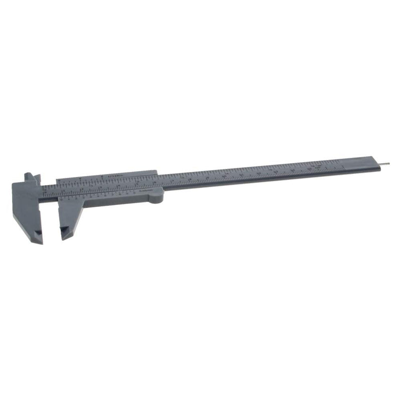 Utoolmart Vernier Caliper 150mm / 5.9-inch Plastic Measuring Tool for Precision Measurements Outside Inside Depth (Gray）1 Pcs 150mm Gray