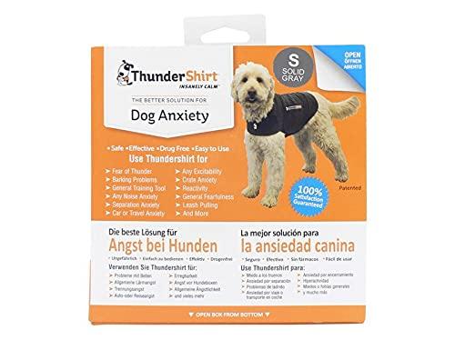 Thundershirt Classic Dog Anxiety Jacket Small Heather Grey