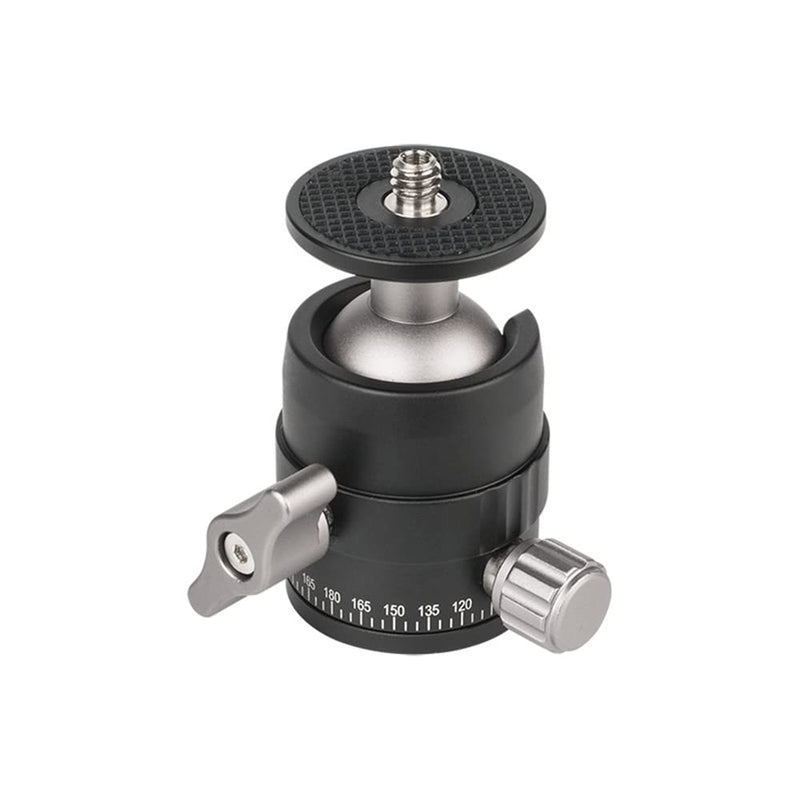 Mini Ball Head, CAVIX MT-03 Camera Panoramic Tripod Head Metal Ball Head with Arca Swiss Quick Release Plate Bubble Level Load Capacity 11 lbs/5 kg… Ball Dia. 25mm