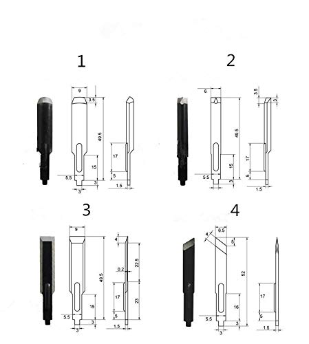 YUCHENGTECH Carving Blade Knife Accessory for Electric Carving Chisel Electric Chisel Power Carver