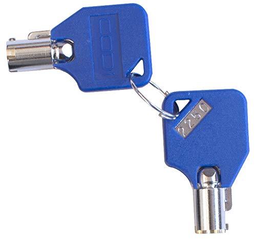 CODi Key Cable Lock, Black (A02001) - Integrated Security Solution for Laptops, Desktops and Monitors