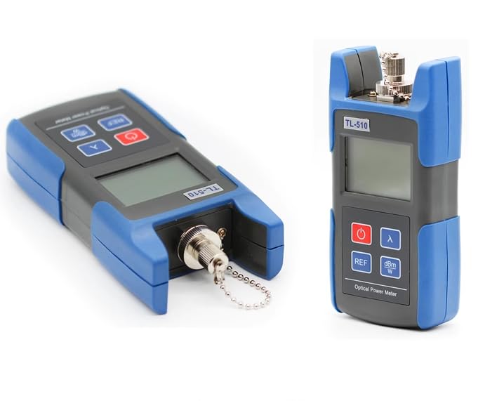 Fiber Optic Power Meter, Optical Power Meter Fiber Optic Cable Tester, -70-+10dbm Optical Power Meter Fiber Optical Cable Tester, Working Wavelength 850-1625nm