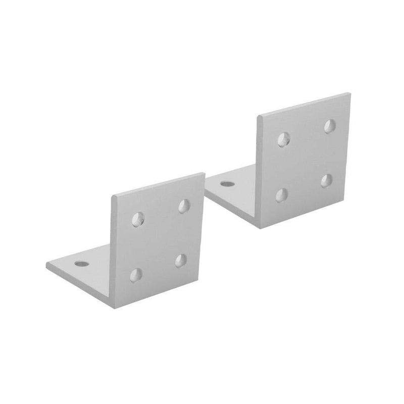 Akozon 2pcs 2040 Corner Bracket L Shape Connector Corner Angle Bracket Connection Joint Aluminum Profile