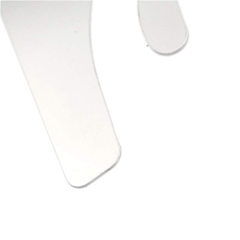 1Set Stainless Steel Dental Fox Plane Plate, Occlusal Maxillary Casting Jaw