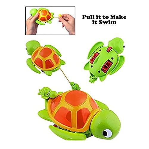 Liberty Imports 6 Pack - Swimming Wind Up Sea Animals in The Bathtub Windup Motorized Water Toy for Children Kids Toddlers Bath Time Fun (Turtle, Fish, Duck, Dolphin, Penguin, Alligator)