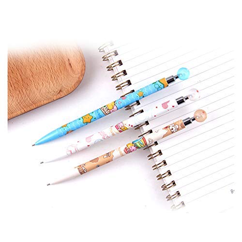 Mechanical Pencils 0.5mm Cute Kawaii Sushi Food Press Automatic Mechanical Pencil Writing Drawing School Office Supply Student Stationery 6 Pcs