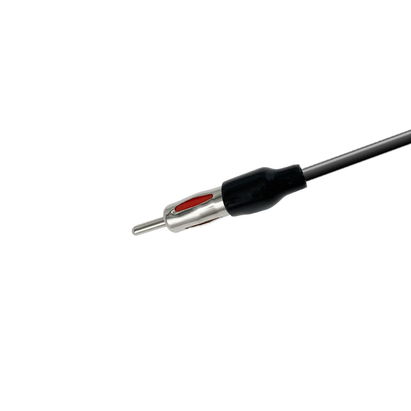 POBADY Car Radio AM/FM Antenna Amplifier Splitter Dual Fakra Z Male Plug to DIN Male Plug Splitter Cable 43CM/16.9IN Compatible with FM AM Car Radio