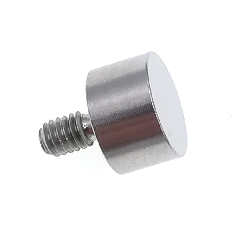 SUXING Flat Contact Points 5/16" Diameter 3/16" Long for Dial Digital Indicator Depth Gauge Thickness Gauge 4-48 UNF Thread (4-48UNF 5/16“ Diameter) 4-48UNF 5/16“ Diameter