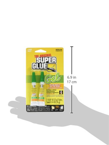 The Original SuperGlue SGG22-12 Thick-Gel Super Glue Tube (Double Pack)