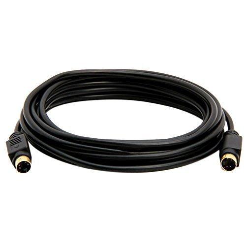 12-Feet S-Video SVideo (SVHS) Gold Plated Cable 4 pin by BRENDAZ for Home Theater, DSS receivers, VCRs, DVRs/PVRs, camcorders, DVD Players. 12-FEET