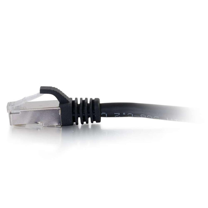 C2G 00821 Cat6 Cable - Snagless Shielded Ethernet Network Patch Cable, Black (20 Feet, 6.09 Meters) STP 20 Feet