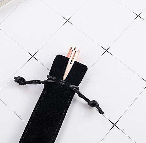 20pcs Velvet Drawstring Pen Pouch,Velvet Pen Pouch Case Pencil Bag Pen Bag/Holder (Black Color) Black