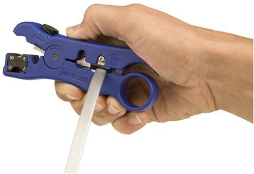 DataShark 70029 Universal Cutter/Stripper for Flat or Round TV/UTP Cable
