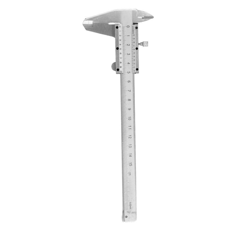 Professional Caliper Vernier, High Accuracy Carbon Steel Measuring Tool Caliper for Inside, Outside, Depth and Step Measurements, 0-150mm