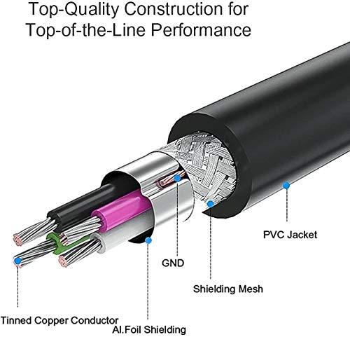 USB Printer Cable, CableCreation USB 2.0 A Male to B Male Scanner Cord, Compatible with HP, Cannon, Brother, Dell, Xerox, Samsung and More, 10 FT, Aluminium Case, Black 10ft