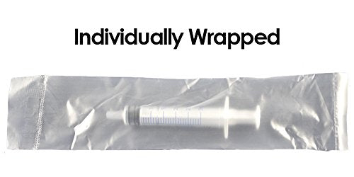 Oral Syringe - 3 mL - Best for dispensing liquids and oils - Individually Wrapped - 5 pcs by BioRx