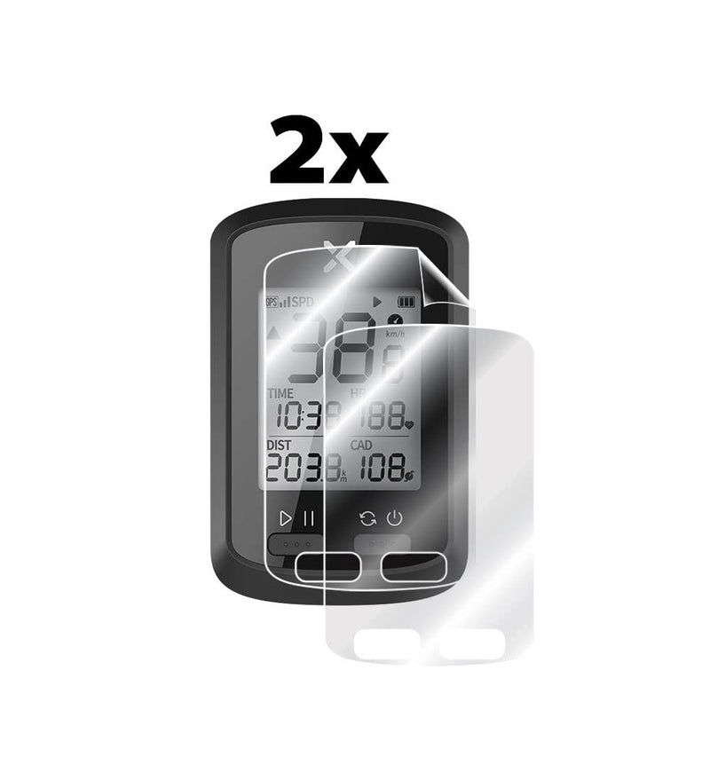 IPG For XOSS G/G+ GPS Bike Computer Screen Protector (2 Units) Invisible Screen Guard - HD Quality/Self-Healing/Bubble -Free for G/G+