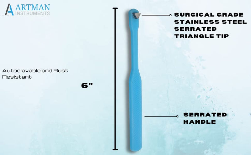 Molar Band Seater Blue Set of 3 with Serrated tip ARTMAN Brand