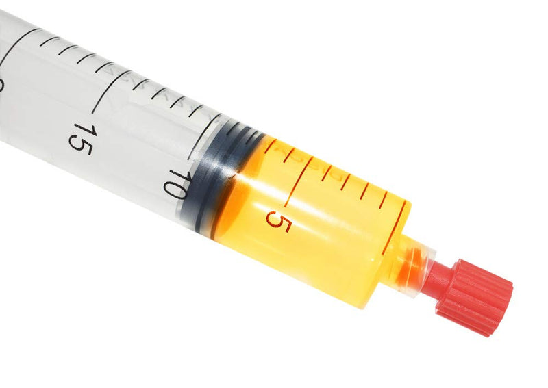20Milliliter Industrial Syringe with Luer Lock Needles 4" and Storage Cap | Liquids Filling and Dispensing | Glue Application